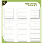 Stencils Packs : Arrows & Stripes pas cher