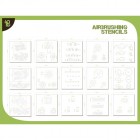 Stencils Packs : Shapes & Various pas cher