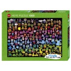 Puzzle - Doodle Rainbow de Jon Burgerman - 1000 Pièces pas cher