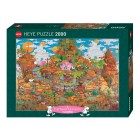 Puzzle - Train de Guillermo Mordillo - 2000 Pièces pas cher