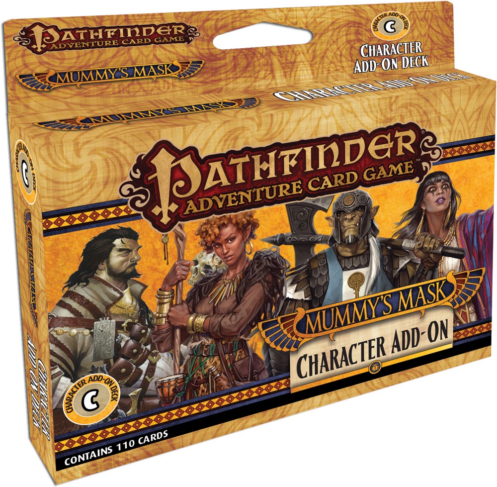 pathfinder adventure card game mummy s mask character add on deck