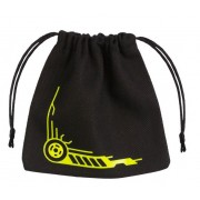 Galactic Black & Yellow Dice Bag pas cher