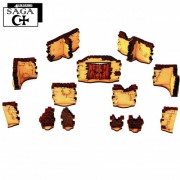 SAGA: Arabic Tall Walls With Large Gate & T Sections pas cher