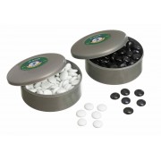 Pions de Go en Verre - Noir et Blanc pas cher
