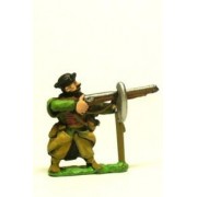 16-17th Century Polish: Musketeer with 2 Handed Axe, firing pas cher