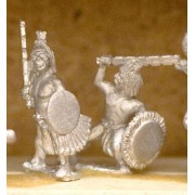 Veteran Warriors (Tequihuahqueh), in Breachclout with Sword and Shield pas cher