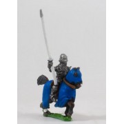 Polish 1350-1480: Mounted Knights, 1400-1480AD with Plate Armour & Shield on Barded Horse pas cher