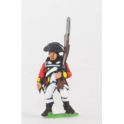 AWI British: Line Infantry advancing with shouldered Musket pas cher