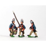 AWI German: Command: Fusilier Officer, Standard Bearer & Drummer pas cher