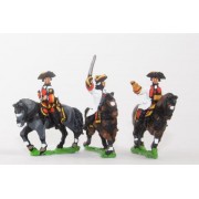 Seven Years War Austrian: Command: Mounted General with two Staff Officers pas cher