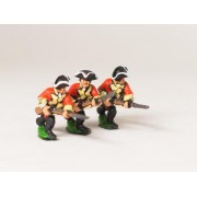 Seven Years War British: Musketeers, advancing, Musket forward, assorted pas cher