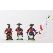 Seven Years War British in Canada: Command: Militia Officers, Standard Bearers & Drummers pas cher