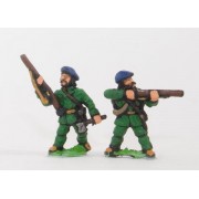 Seven Years War British in Canada: Rogers Rangers in assorted dress and poses pas cher