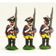 Seven Years War Prussian: Musketeer at attention, variants. pas cher