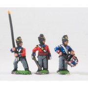 British 1814-15: Command: Officers, Standard Bearers & Drummers pas cher