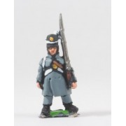 British 1814-15: Line or Flank Coy in Greatcoat with Musket upright pas cher