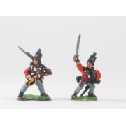 British 1814-15: Command: Light Infantry Officers & buglers pas cher