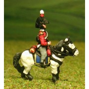 British Cavalry 1800-13: Command: Heavy Cavalry Officer, Standard Bearer & Trumpeter in Bicorne pas cher
