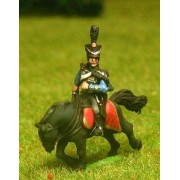 Dutch Belgian 1814-15: Command: Hussar Officer, Standard Bearer & Trumpeter pas cher