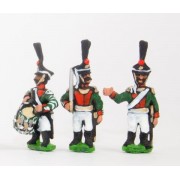 Russian 1813-15: Command: Lifeguard Officer, Standard Bearer & Drummer pas cher