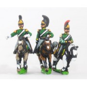Russian 1813-15: Command: Dragoon Officer, Standard Bearer & Trumpeter pas cher