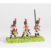 Westfalia: Foot Guard: Command: Officer, Standard Bearer & Drummer pas cher