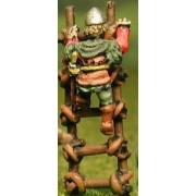Two scaling ladders with two climbing figures pas cher