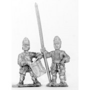 European Armies: Command: Grenadier Officer, Standard Bearer & Drummer in Low Mitre Cap (Bradenburg, Bavaria, Prussia) pas cher