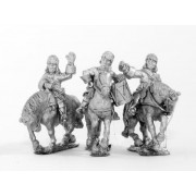 European Armies: Command: Dragoon Officer, Standard Bearer & Drummer pas cher