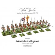 American War of Independence: British Infantry Regiment pas cher