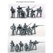 American Civil War Union Infantry in sack coats Skirmishing 1861-65 pas cher