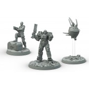 Fallout: Wasteland Warfare - Brotherhood of Steel Knight-Captain Cade and Paladin Danse pas cher