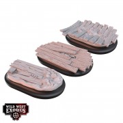 Wild West Exodus - Red Oak Medium Oval Base Topper Set pas cher