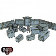 Wild West Exodus - Red Oak Crates, Fences and Barrels pas cher