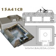 15mm Regelbau L410 emplacement for one 20mm or one 37mm anti-aircraft gun (German) pas cher