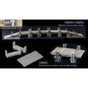 Expansion for modular rural wooden bridge pas cher