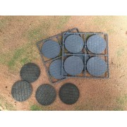 60mm Diameter Paved Effect Bases pas cher